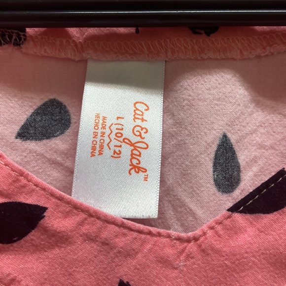 Girls pink swim suit coverup - Picture 4 of 5